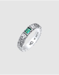 Haze & Glory - ICONIC EXCLUSIVE - Ring Men Emerald Envy 925 Sterling Silver