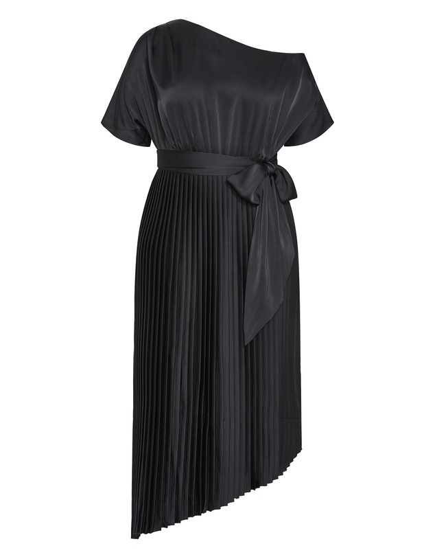 City Chic - Payton Pleat Midi Dress