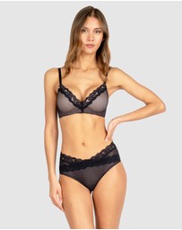 Passionata - Brooklyn Mid-Rise Lace Trim Brief