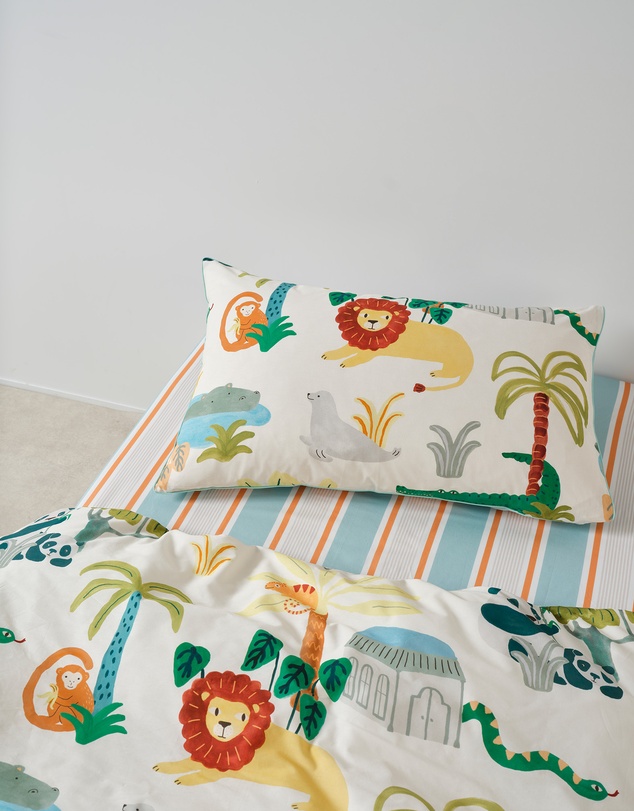 Linen House Kids - Creatures Great and Small Quilt Cover Set