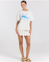 Poolside Paradiso - Paradise Tee - Silver Marle