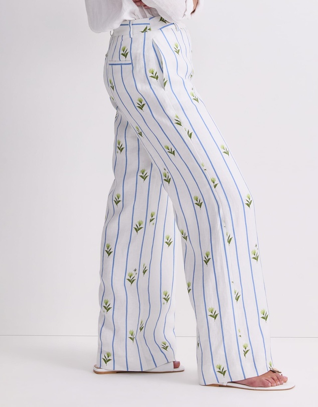 Sportscraft - Hampton Stripe Linen Pant