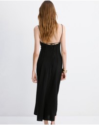 M.N.G - Midi Dress with Stitch Detailing