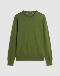 Tommy Hilfiger - Flag Embroidery Crew Neck Jumper