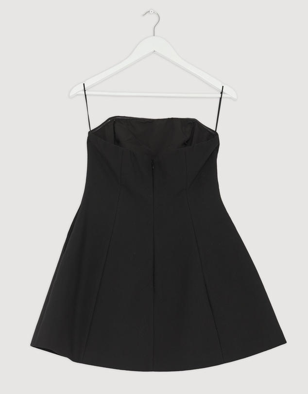 Revibe - Repaired CHANCERY Dahlia Strapless Structured Mini Dress - AU 10