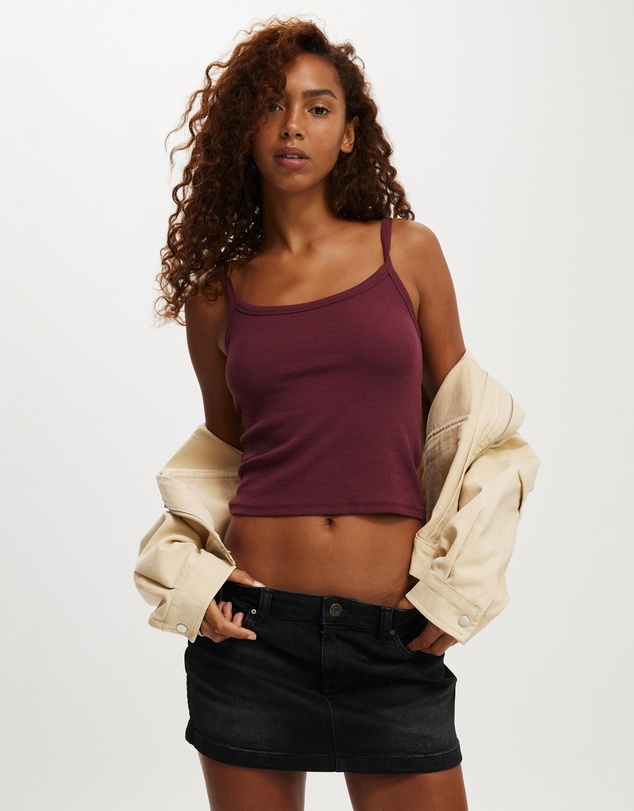 Cotton On - Micro Low Denim Skirt