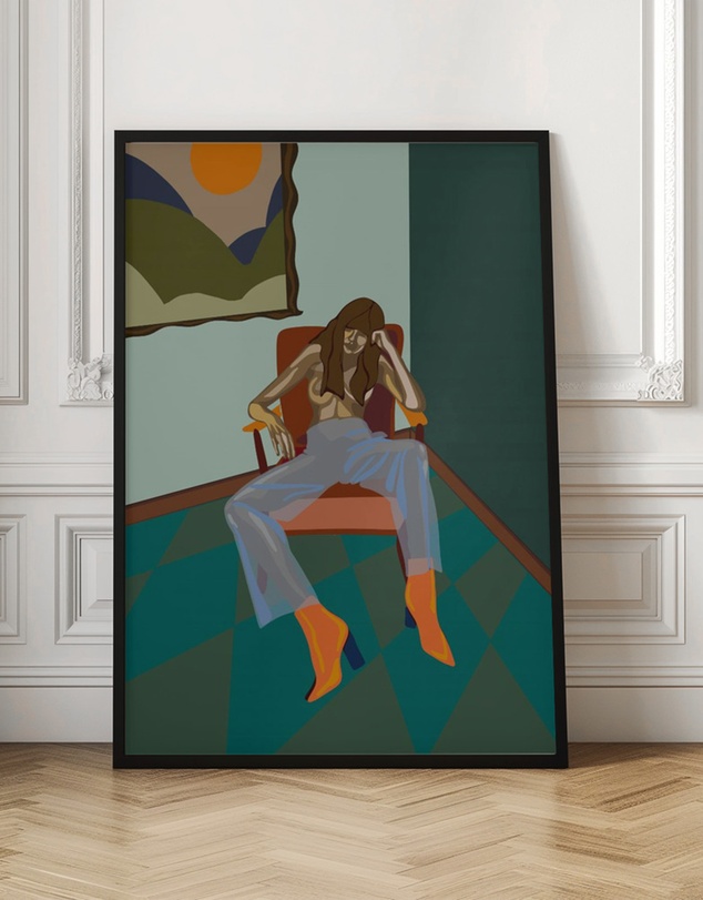 Olive et Oriel - KH Studio - Hester II by Karla Hyman Art Print