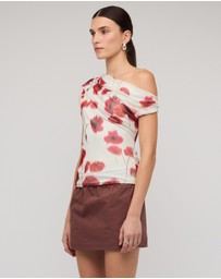 Staple the Label - Lumi Mesh Top