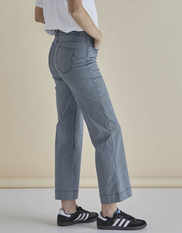 Betty Basics - Willow Pinstripe Wide Leg