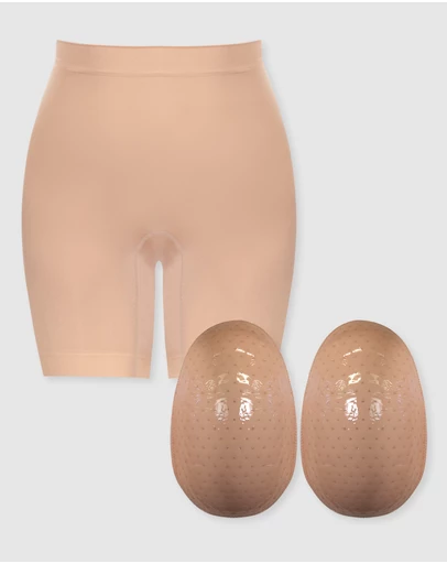 B Free Intimate Apparel - Va-Va-Voom Hip/Booty Mid-Rise Shaper Set