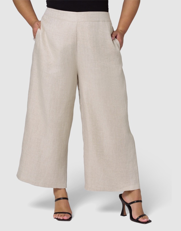 Something 4 Olivia - Lani Linen Wide Leg Pant