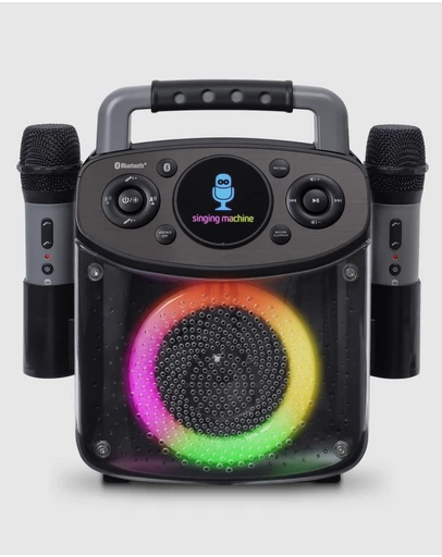 Singing Machine - Singing Machine Mini Sparkle Bluetooth Karaoke Speaker