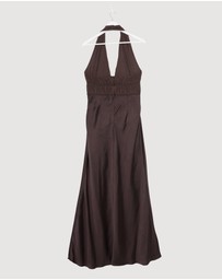 Revibe - Repaired MISHA Celine Mesh And Satin Gown - AU XL