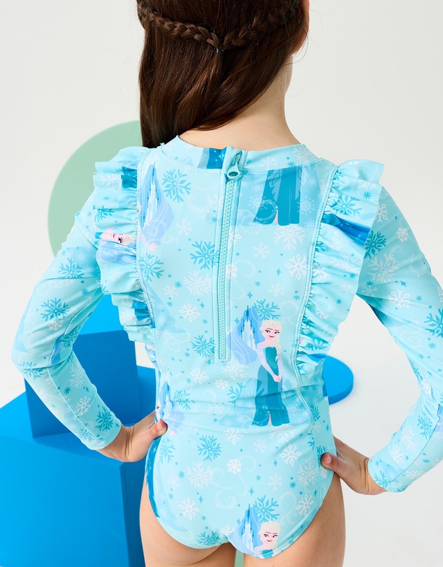 Rock Your Kid - Frozen Long Sleeve Swimsuit - ICONIC EXCLUSIVE - Kids