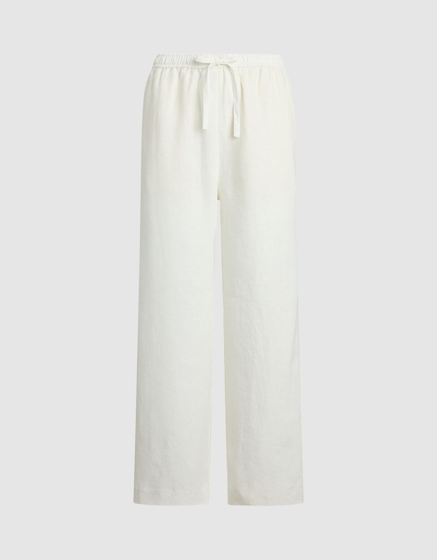 Polo Ralph Lauren - Linen Drawstring Straight-Leg Pants
