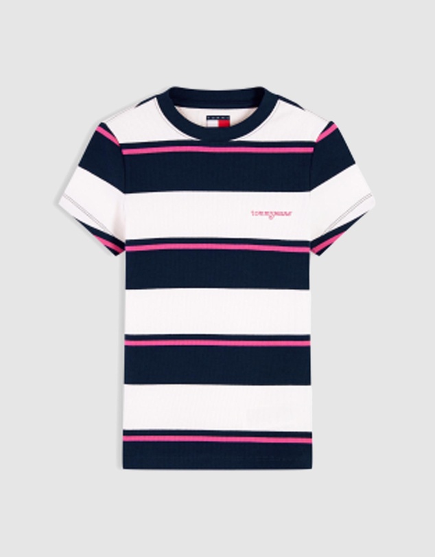 Tommy Jeans - Slim Rib Script Shortsleeve Tee