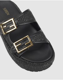 Siren - Aphrodite Woven Flatforms