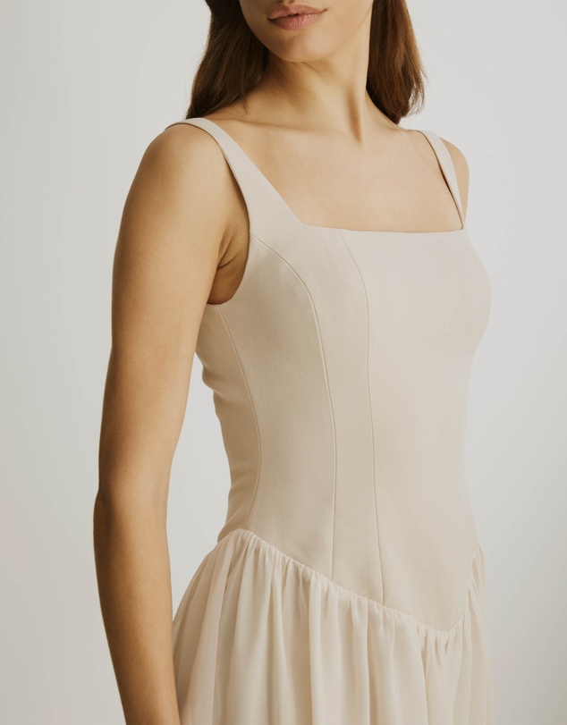 Atmos&Here - Sophie V-Waist Mini Dress