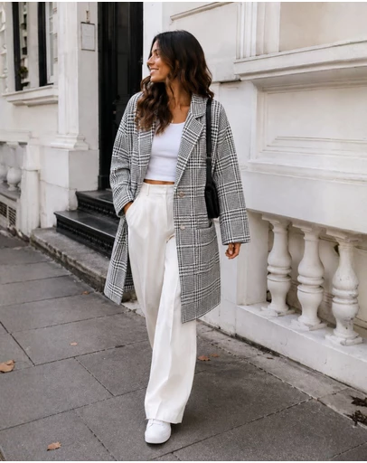 Esther & Co - Polaris Coat - Print
