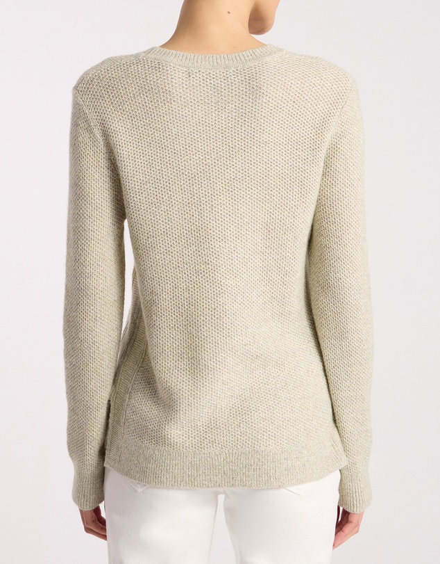 David Lawrence - Moss Stitch Knit Jumper