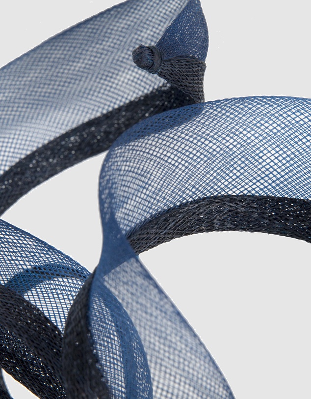 Max Alexander - Small Navy Sinamay Loops Fascinator