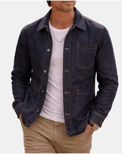 Henry Bucks - Beaucaire Dark Denim Jacket