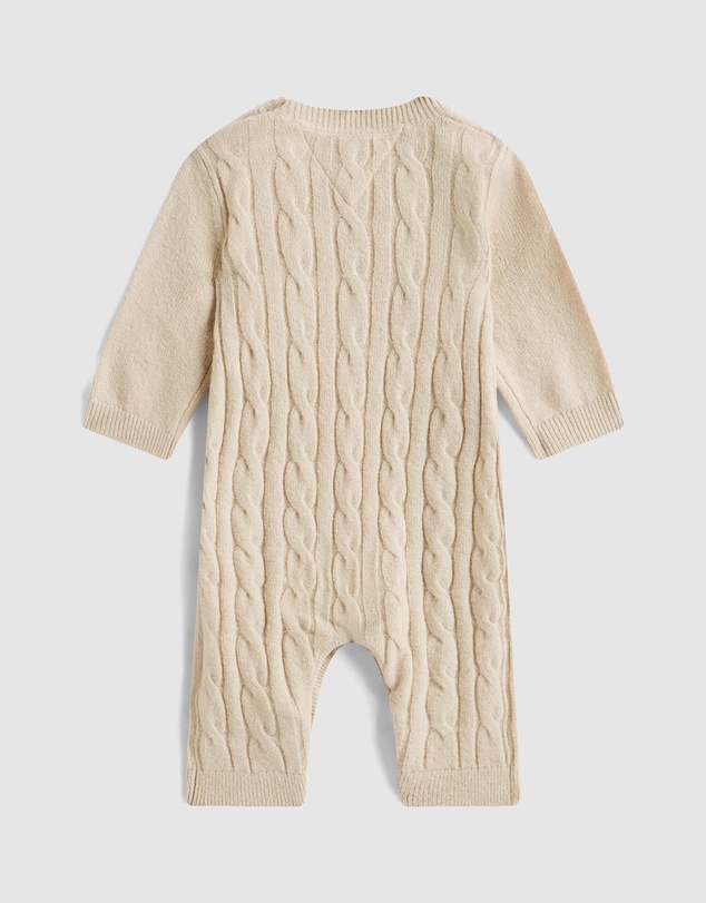 Tommy Hilfiger - Cable Knit Relaxed Coverall - Baby