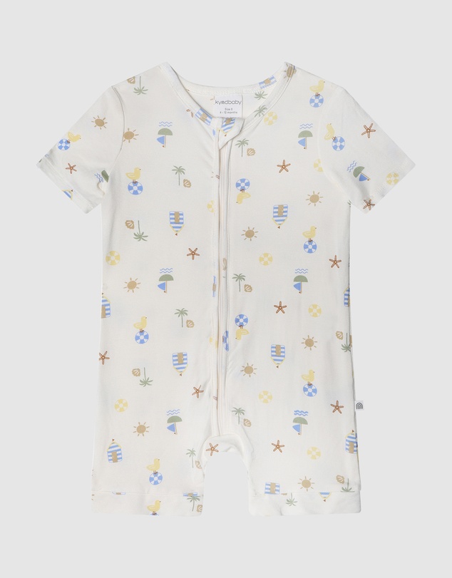 Kynd Baby - Essential Short Sleeve Onesie in Beach Box