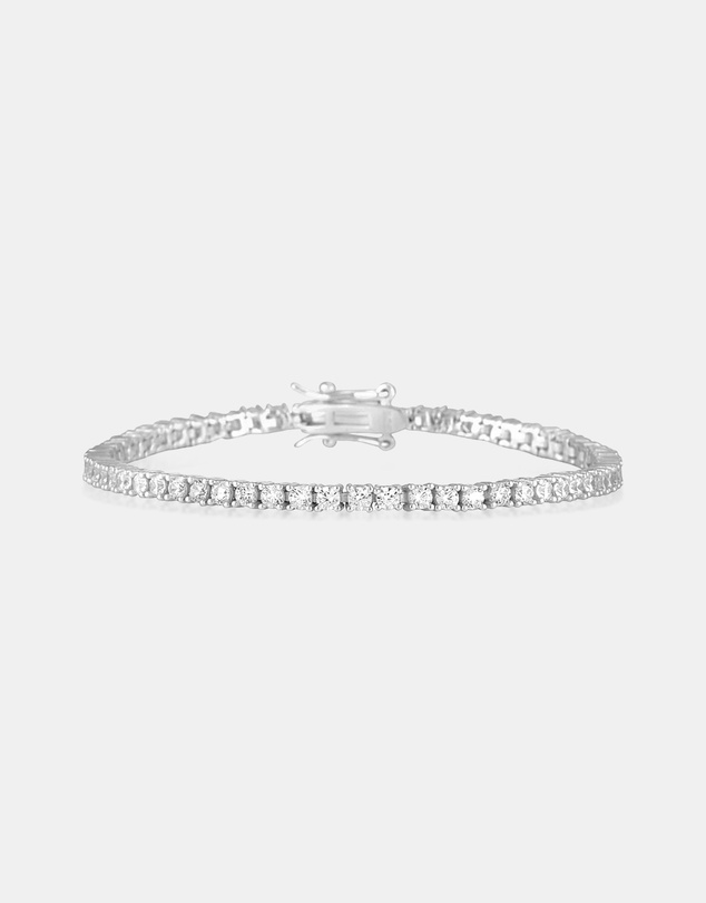 The Silver Collective - The Mini Tennis Bracelet Silver