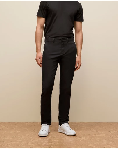 Trenery - Regular Fit Chino Pant in Black