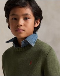 Polo Ralph Lauren - Cotton Crewneck Sweater - ICONIC EXCLUSIVE - Teens
