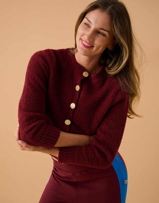 Araminta James - Sherpa Cardigan