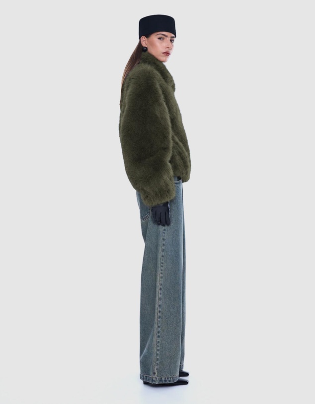 ENA PELLY - Daphne Faux Fur Bomber