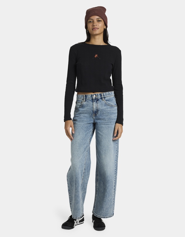 RVCA - Womens Bailey Long Sleeve T-Shirt