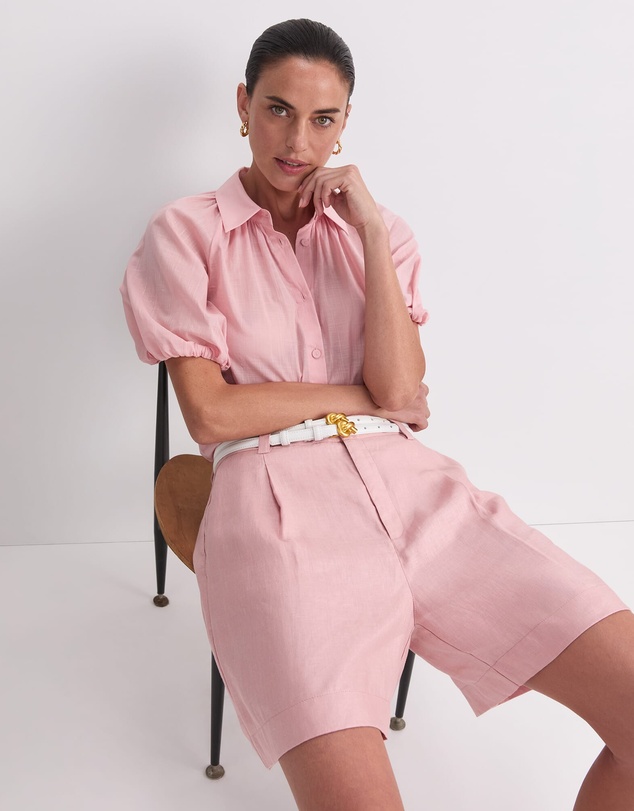 Sportscraft - Jamie Linen Pleat Short