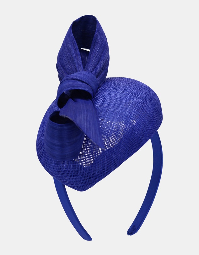 Morgan & Taylor - Rosie Fascinator in Cobalt Blue
