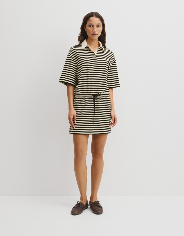 Country Road - Australian Cotton Stripe Jersey Dress