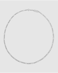 Kuzzoi - ICONIC EXCLUSIVE - Necklace Figaro Basic Trend in 925 Sterling Silver