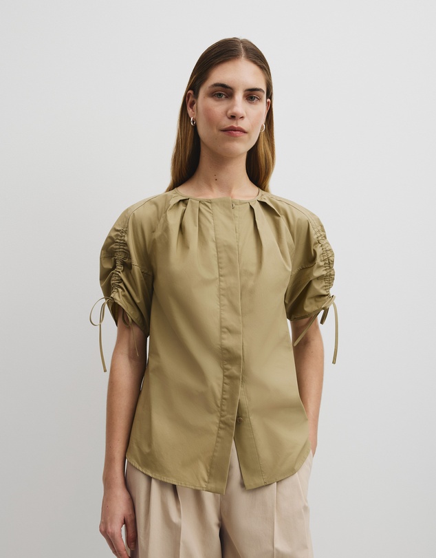 Country Road - Gathered Sleeve Blouse
