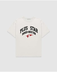 Duke + Dexter - Plus Vintage White T-Shirt