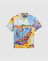 Polo Ralph Lauren - Andy Camp SS Button Front Shirt - THE ICONIC EXCLUSIVE - Kids-Teens