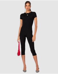 EDIKTED - Capri Open Back Jumpsuit