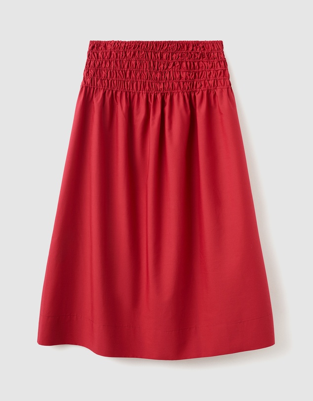M.N.G - Lyocell Skirt with Ruched Waist