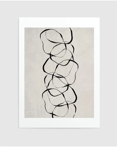 Olive et Oriel - Forme D'objet II Art Print