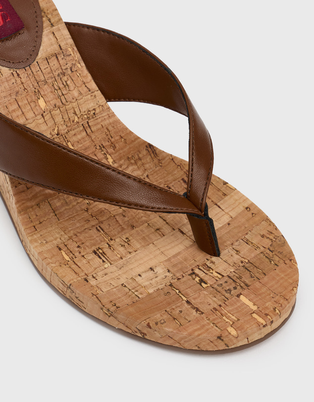 Betts - Sable 2 Thong Wedge Sandals