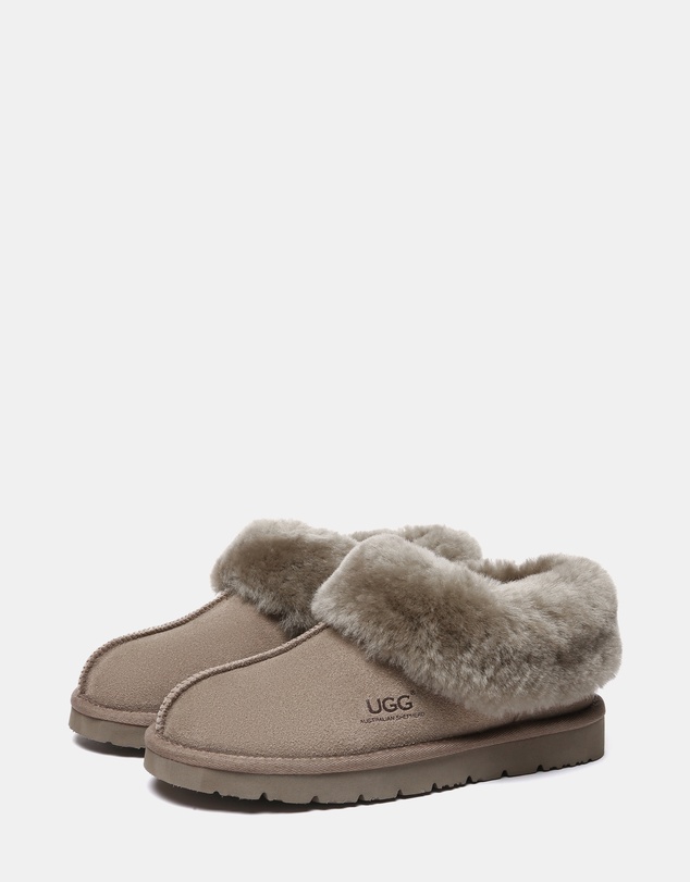EVERAU - Australian Shepherd Ugg Homey Special Cow Suede Upper House Shoes
