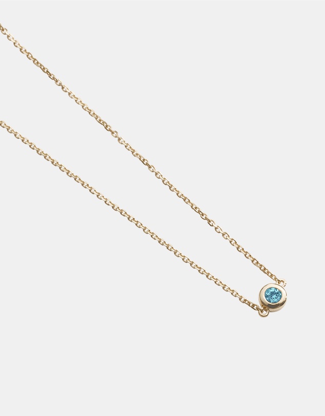 Kirstin Ash - Petite Birthstone Bracelet September London Blue Topaz