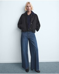 M.N.G - High-Waisted Wide-Leg Jeans