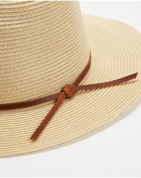 Brixton - Wesley Straw Packable Fedora