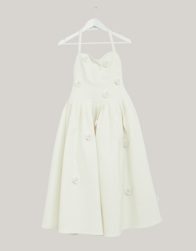Revibe - Repaired BY JOHNNY. Anita Spot Halter Dress - AU 8